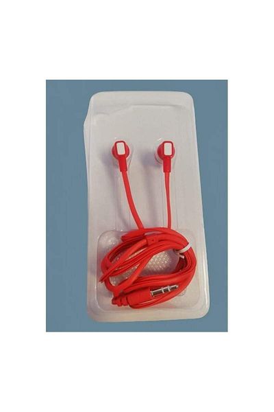 SIKS ® stereo headphones, with 1m cable, 3.5 mm mini audio jack, white-red