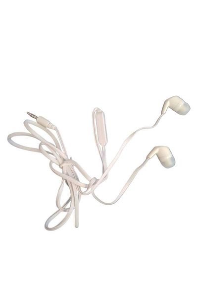 SIKS Căști cu fir ®, ușor de purtat, intrare jack de 3,5 mm, super bass, culoare albă