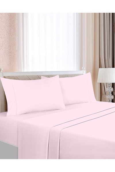 CASAVIA Premium Bedding Sets- 400 Thread Count- Soft Sateen 100% Cotton - Twin 4 Piece sheet sets,