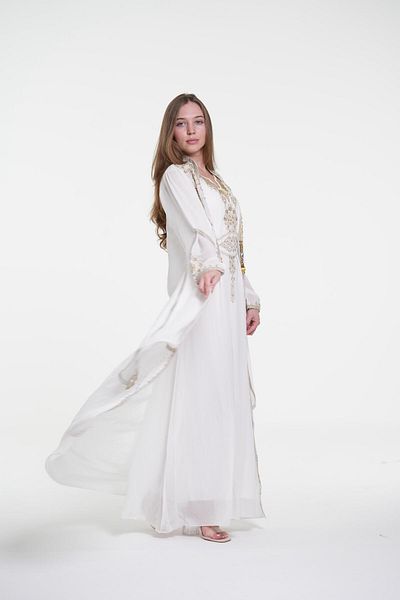 al bent al sharqieh Embroidered Kaftan Luxury Dress Women kaftan dress