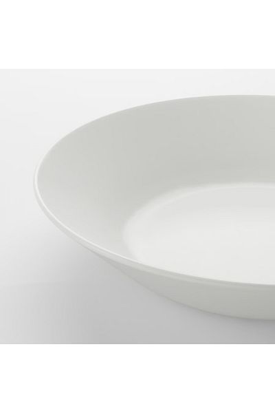 IKEA Deep plate, white, 20 cm, 5 pieces