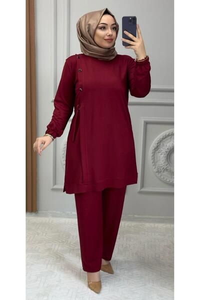 Ebrarengiz Moda SUDEM ЖІНОЧИЙ КОМПЛЕКТ ТЕСЕТТУР