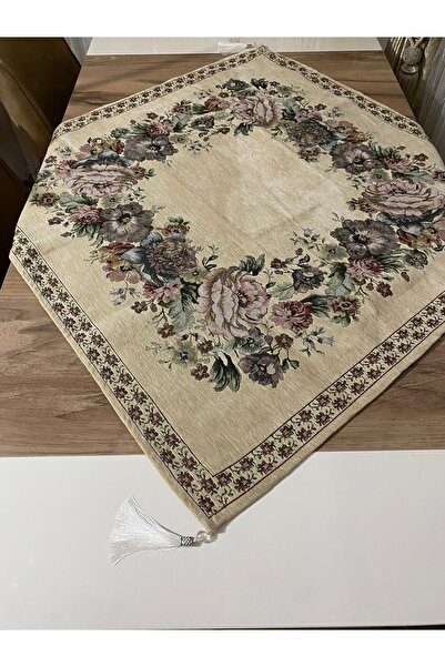 MYHOMEGOBLEN Ταπετσαρία Τραπεζάκι και Πανί Τραπεζιού σε χρώμα πέτρας