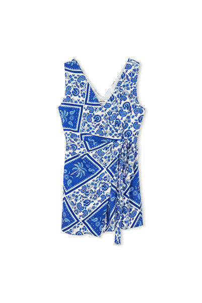 İpekyol Desenli anvelop şort tulum