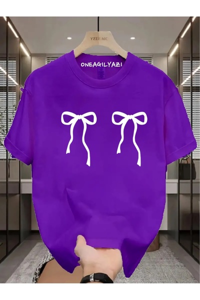 oneagılyazı Panglici pentru femei cu imprimeu tricou - guler rotund