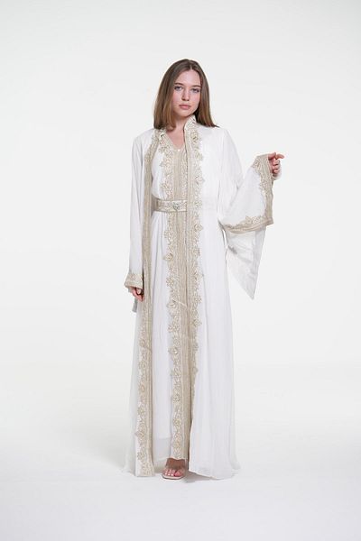 al bent al sharqieh Moroccan Kaftan Embroidered Luxury Dress Women Kaftan Dress