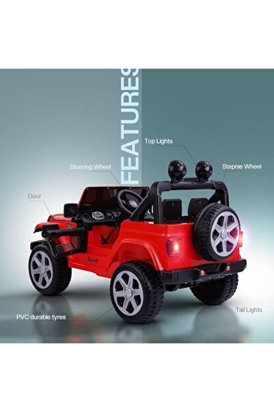 ALBADER Electric Ride On Car Jeep, Hummer Car For Children With Music, Light, Electric Car