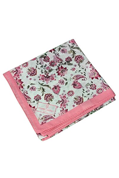 mim eşarp Φουλάρι Prime από βαμβάκι με σχέδιο λουλούδια 90x90 cm