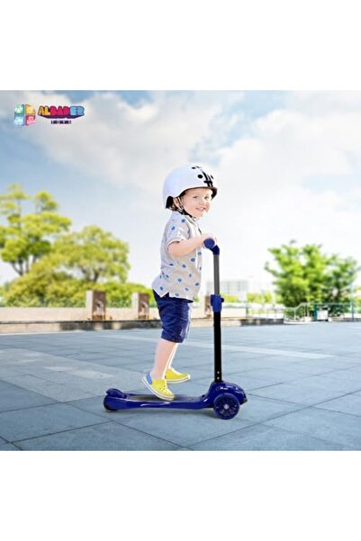 ALBADER 2-in-1 Kick Scooter, Scooter, Urban Kick Scooter and Anti-Slip Deck, Recreational Scooter