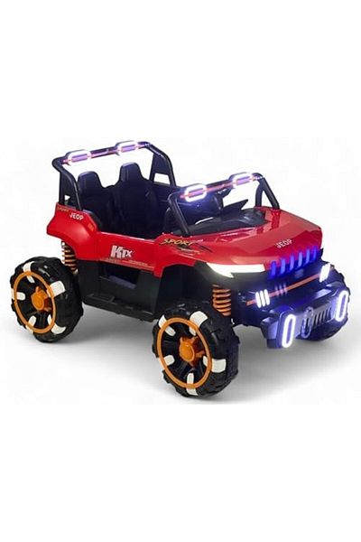 ALBADER Electric Ride-On Jeep Car for Kids 4-Motor Battery-Powered Vehicle, Electric Car