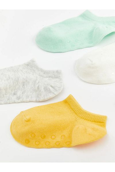 LC Waikiki Lcw Baby Blue Basic Baby Boy Booties Socks 5 Pcs