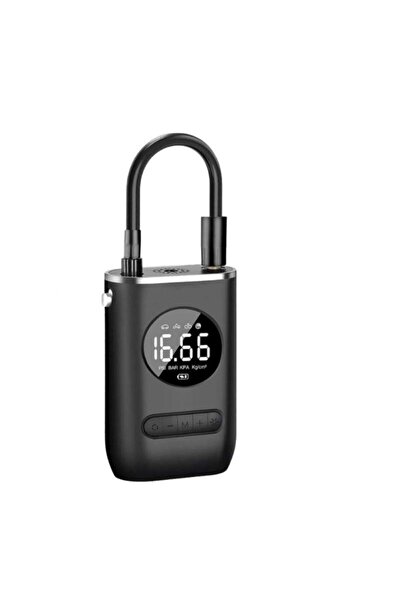 SIKS Pompă de aer portabilă pentru mașină electrică, multifuncțională, 4000 mAh, 120W, compresor cu încărcare USB