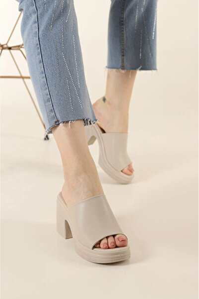 PANAMA SHOES ARVEL KADIN PLATFORM TOPUKLU TERLİK