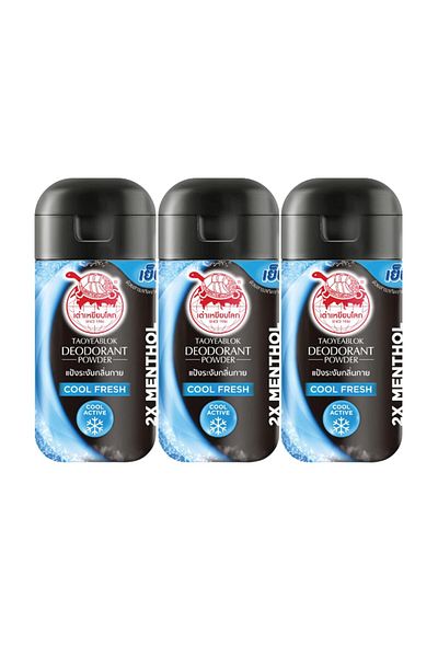 TAOYEABLOK Deodorant Powder Thai Herb Eliminates Underarm, Body and Foot Odor Antiperspirant Protect