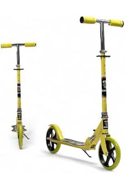 ALBADER Kick Scooter, Aluminum Scooter Push, Double Shock Absorption System, Three levels of height