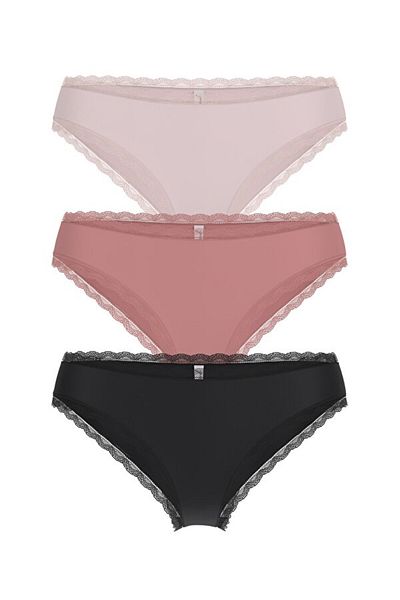 Guess Basic Microfiber Women's Brief 3-Piece Panties Pack