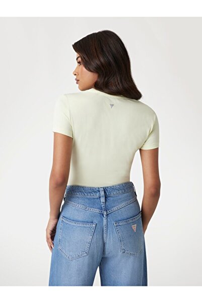 Guess Cn Ss Leaf Women's Slim Fit T-Shirt