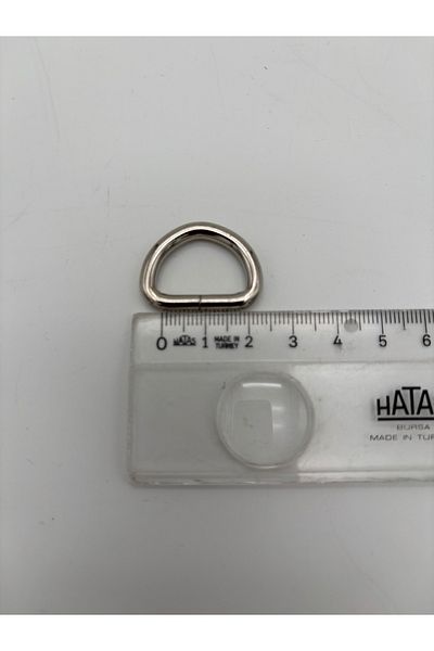 kumasfabrik Pachet de 10 Inele D argintii 2 cm