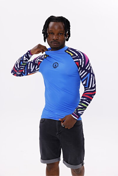 NEPTUNUS SHOP UPF50,ERKEK UZUN KOLLU RASHGUARD,SU SPORLARI ÜST GİYİM