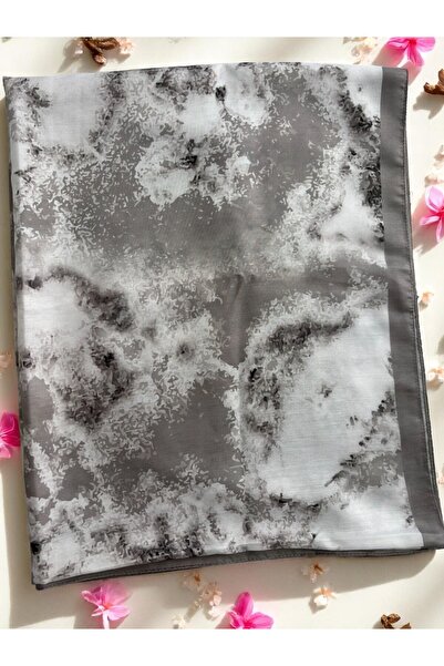 Lavena scarfs Bohemian Series Bohemian Pattern Cotton Digital Soft Shawl - Gray