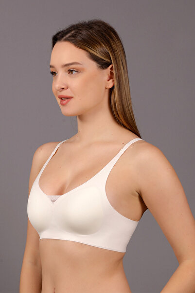 NEWBRA LINGERIE Sutien pentru femei, cupa B, fără sârmă, fără sudură, cu tampoane detașabile cu laser, 336110