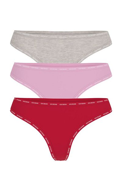 Guess Basic Thong Femei Slip Pachet de 3 chiloți