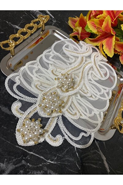 BÜŞRA منديل تقديم القهوة 3 قطع