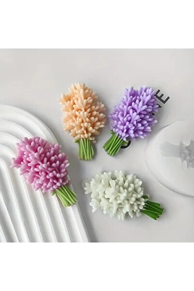 arıca pazarlama Lavanta Demeti Mum Sabun & Beton Silikon Kalıp