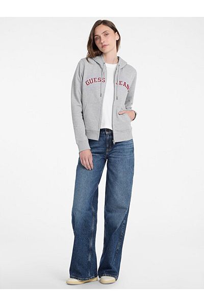 Guess Jeans Reg Zip Hood Women's Sweatshirt