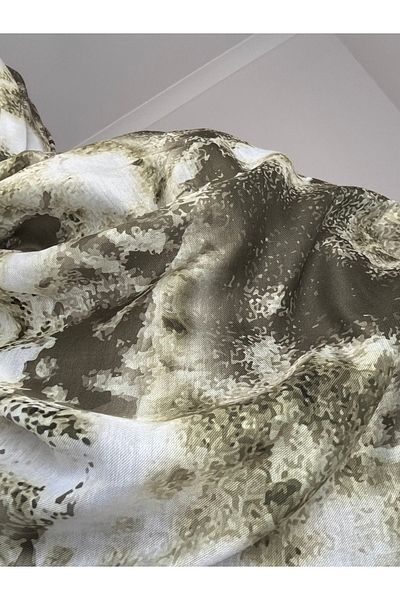 Lavena scarfs Bohemian Series Bohemian Pattern Cotton Digital Soft Shawl - Green