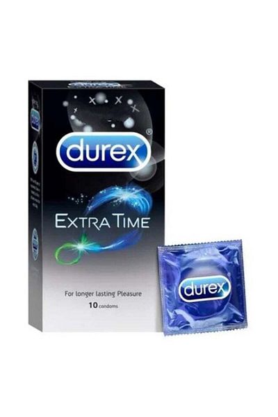 Durex 10-Piece Extra Time Condoms