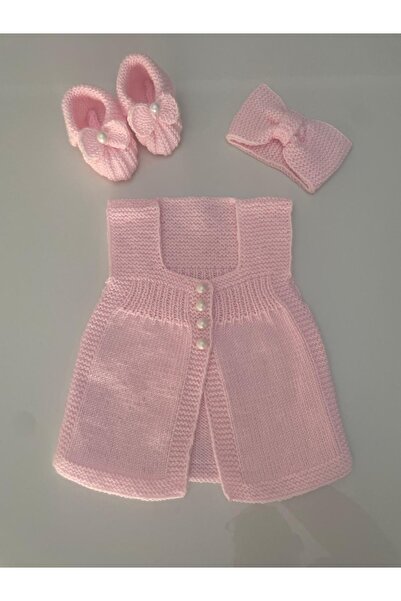 giyoon El YAPIMI BEBEK HIRKA&PATİK TAKIMI