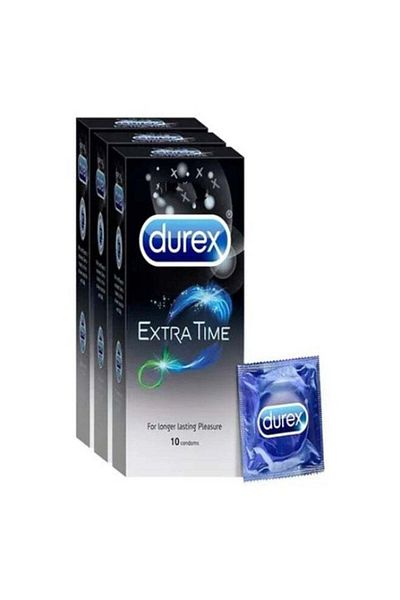 Durex Pack Of 3 - Extra Time Condoms