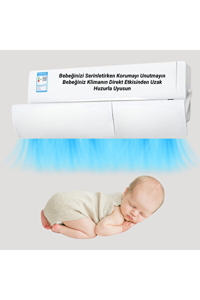MultiZone Hava Çarpma Önleyici Hava Yönlendirici Hava Dağıtıcı Ayarlanabilir Split Klima Aksesuarı