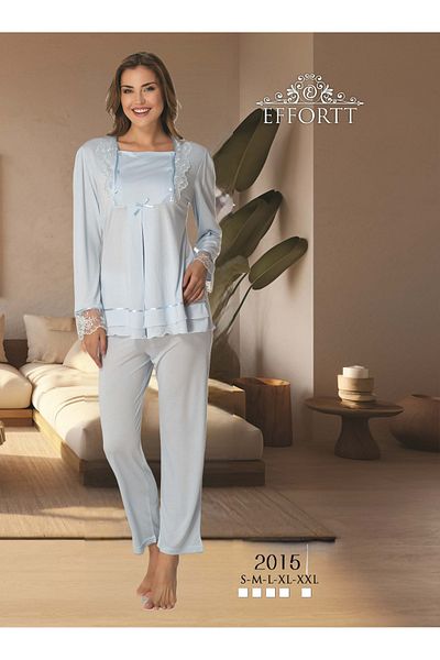 Effortt Set de pijamale de maternitate pentru gravidă Set elegant de maternitate