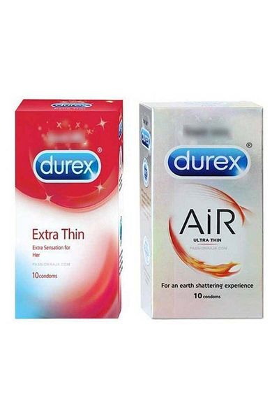 Durex Pack Of 2 Ultra Thin And Extra Thin Condoms