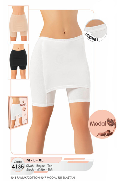 Fily İç Giyim KOTA Modal&Pamuk Etekli Tayt (1 Adet)