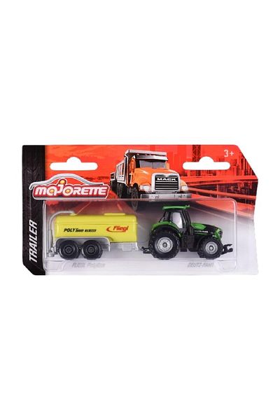 Majorette Trailer Assortment Deutz Fahr-Fliegl Polyline