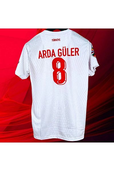 Armageddon Turkey Euro 2024 A.Rda. Gül.Er White Adult Jersey