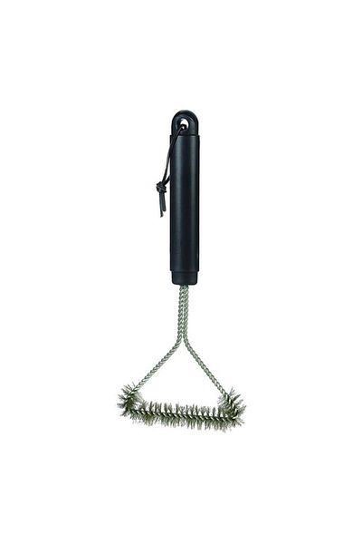 Generic Grill Mark Stainless Steel Grill Brush Black and Silver 77641A