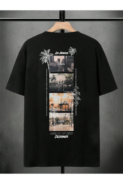 COHERENT Unisex ανδρικό/γυναικείο LOSANGEL Προσαρμοσμένο εμπριμέ μπλουζάκι απ...