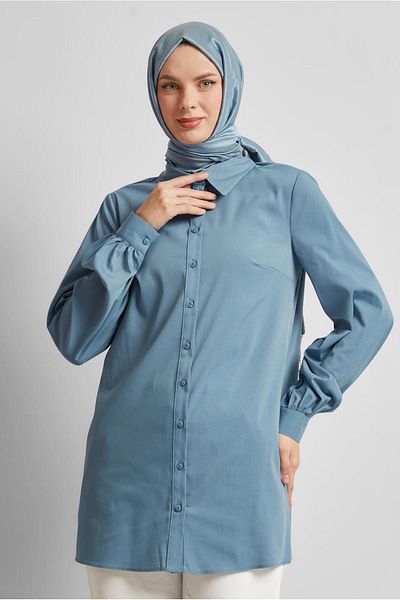 Alvina Shirt Collar Tunic 45606
