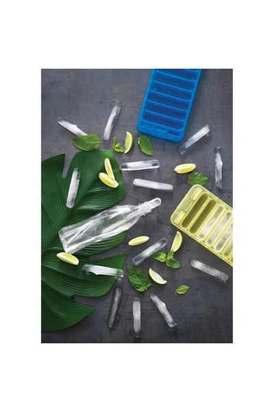 Generic Snips 10-Grid BPA Free Plastic Easy-to-Use Lightweight Ice Stick Mould Assorted Color