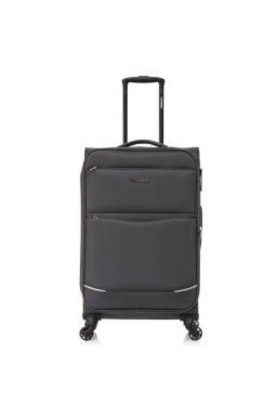Generic STARGOLD 4-Piece Travel Trolley Set – Durable Polyester Luggage with Lock System, SG-T74 Dark Grey