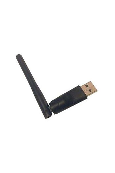 Generic محول واي فاي USB 2.0 أسود/فضي