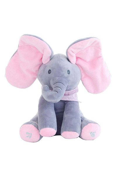 Generic Peek-A-Boo Elephant Plush Toy