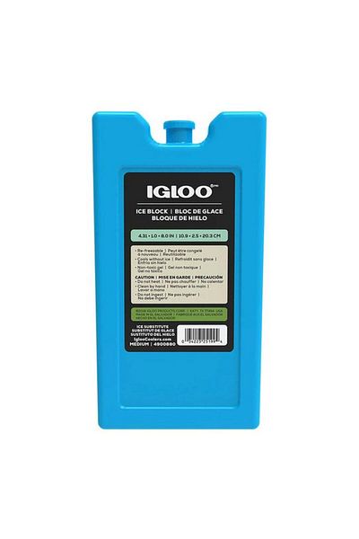 Generic Igloo MaxCold Re-Freezable Reusable Non-Toxic Cooler Ice Block Blue Medium