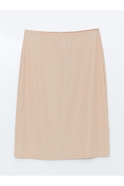 LC Waikiki Women's Elastic Waist Plain Petticoat