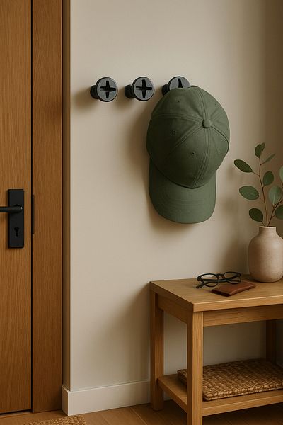 HARGE Hg Decorative Screw Hanger Modern Young Room Doorway Entrance Practical Home Supplies 10 X 8 cm