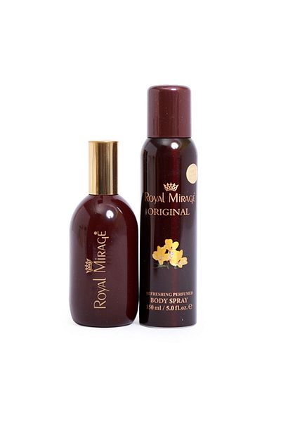 ROYAL MIRAGE Perfume Assorted 120 ml + Body Spray 150 ml